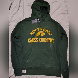 Polo Ralph Lauren Northeast Cross Country Green Hoodie Size Medium NWT